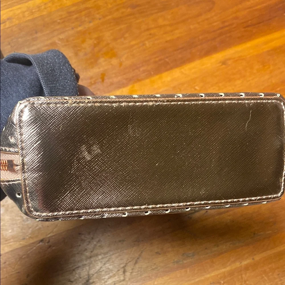 Michael Kors Rose Gold Dotted Codmetics Pouch